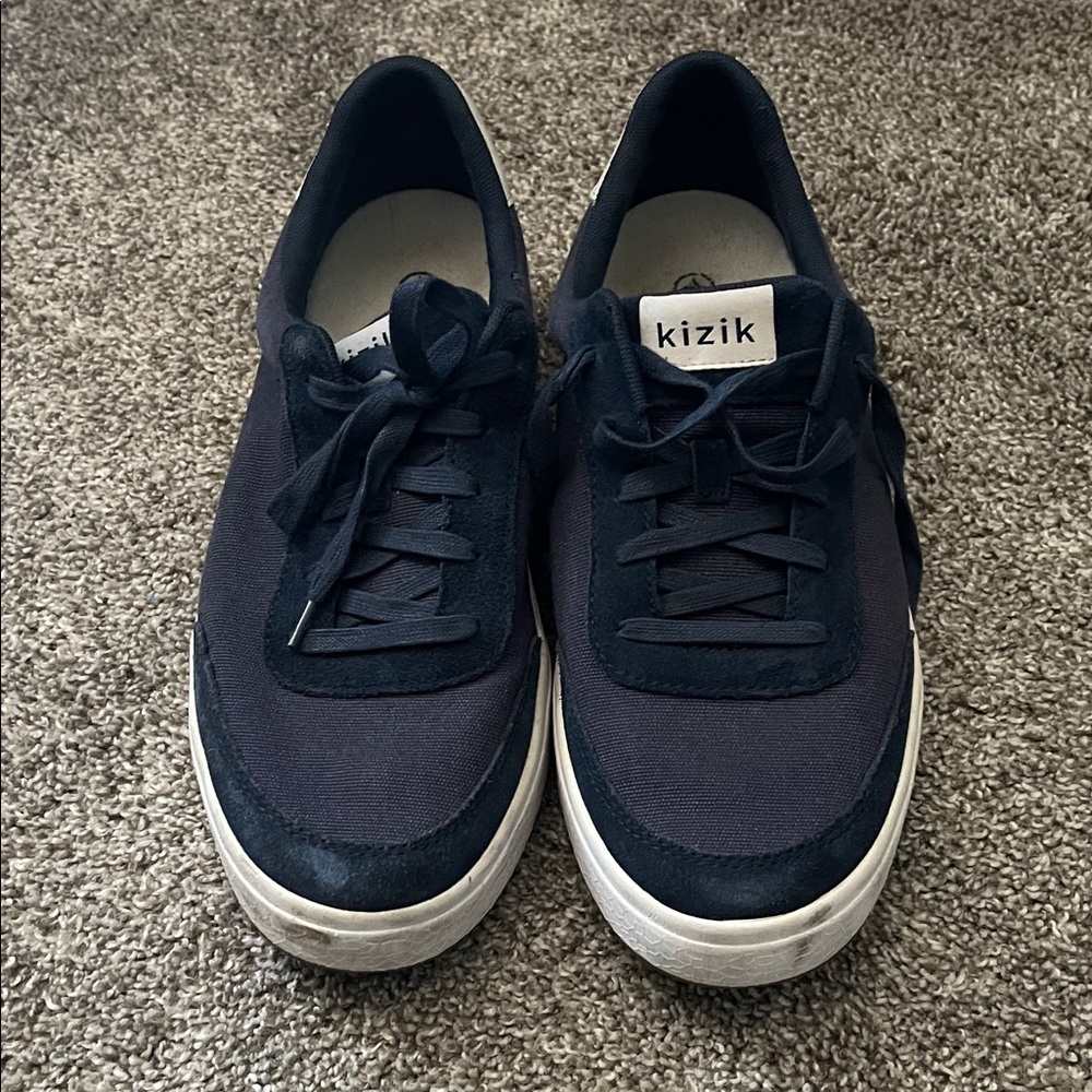 Men's Kizik Blue Canvas Sneakers Sz12